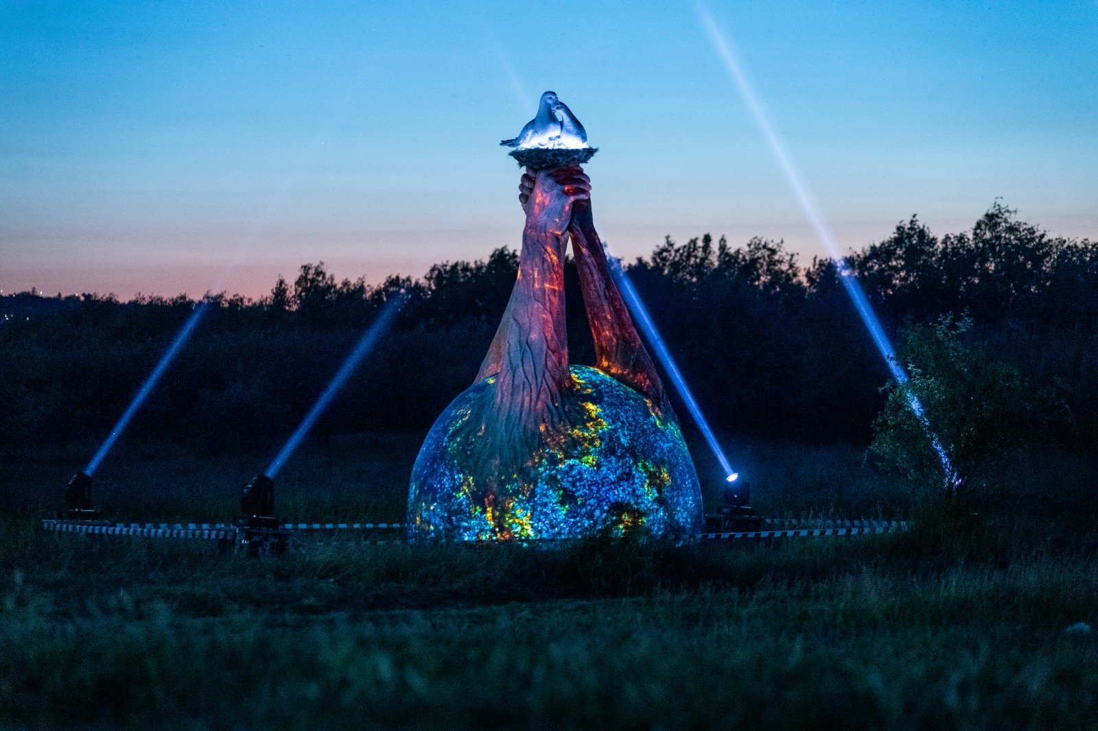 Imagine atmosferică de la festival